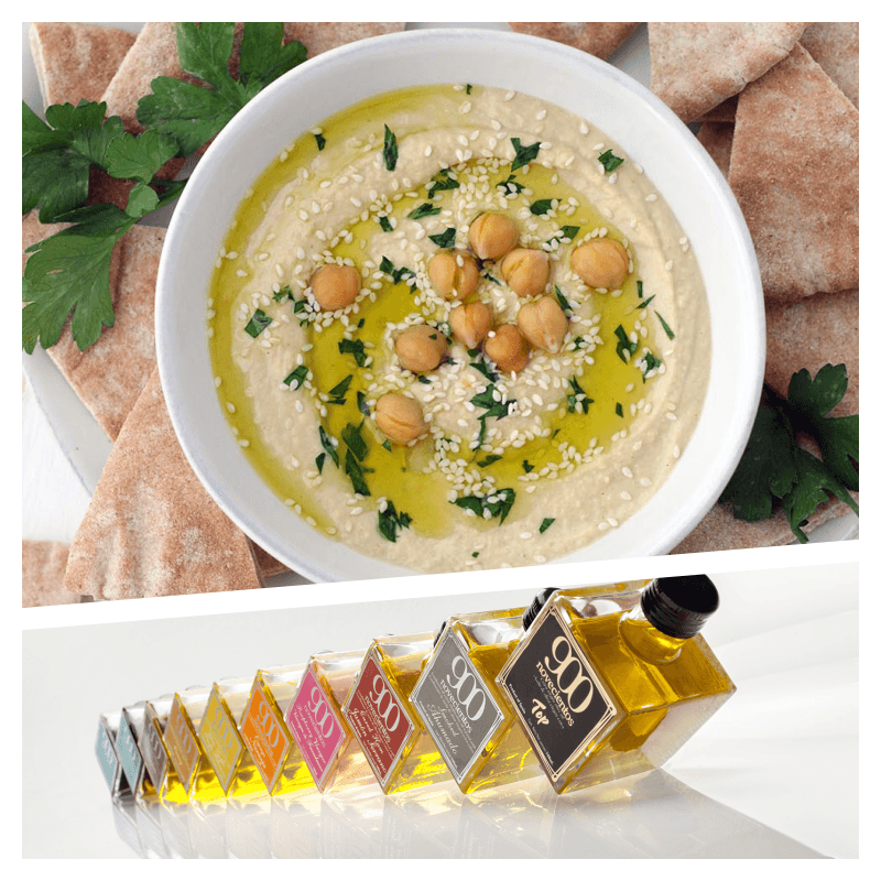 Hummus con distintos aromas y sabores