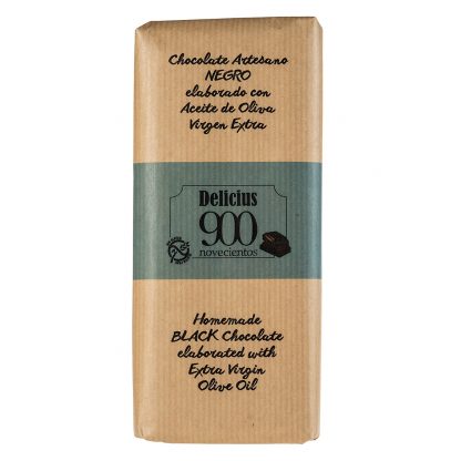 gourmet chocolate negro con aceite de oliva 900